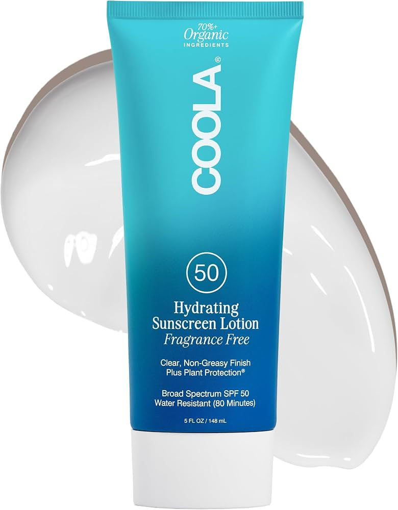 COOLA Organic Sunscreen SPF 50 Sunblock Body Lotion, Dermatologist Tested Skin Care for Daily Pro... | Amazon (US)