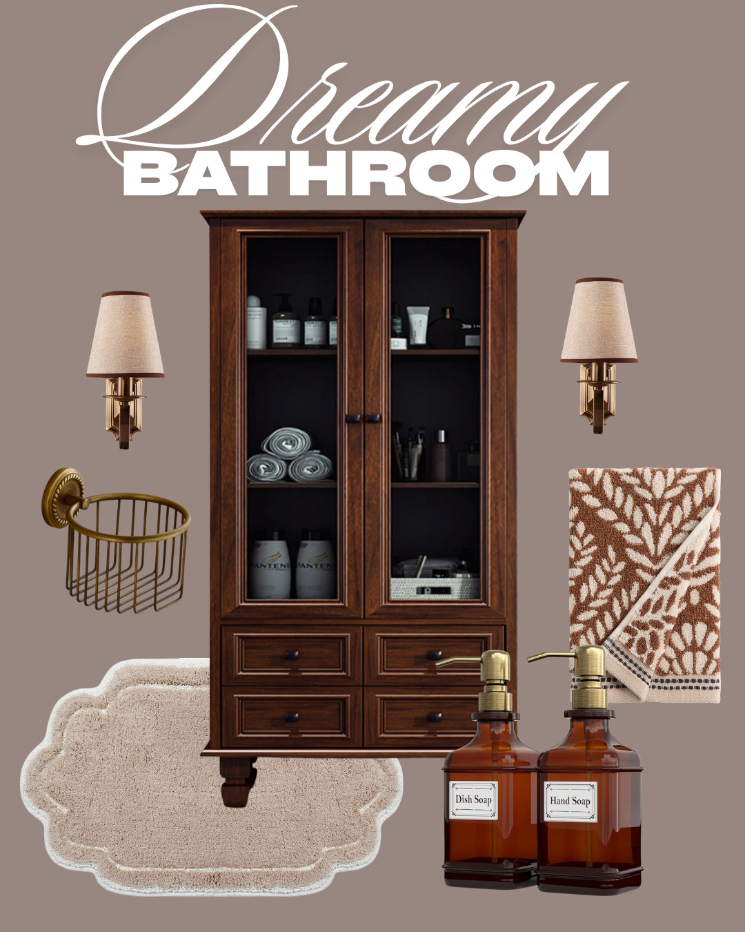 Create a sophisticated dreamy bathroom with these recommended products. 
#masterbathroomdesign#bathroom
#mastersuiteideas 

 #LTKHome #LTKSaleAlert