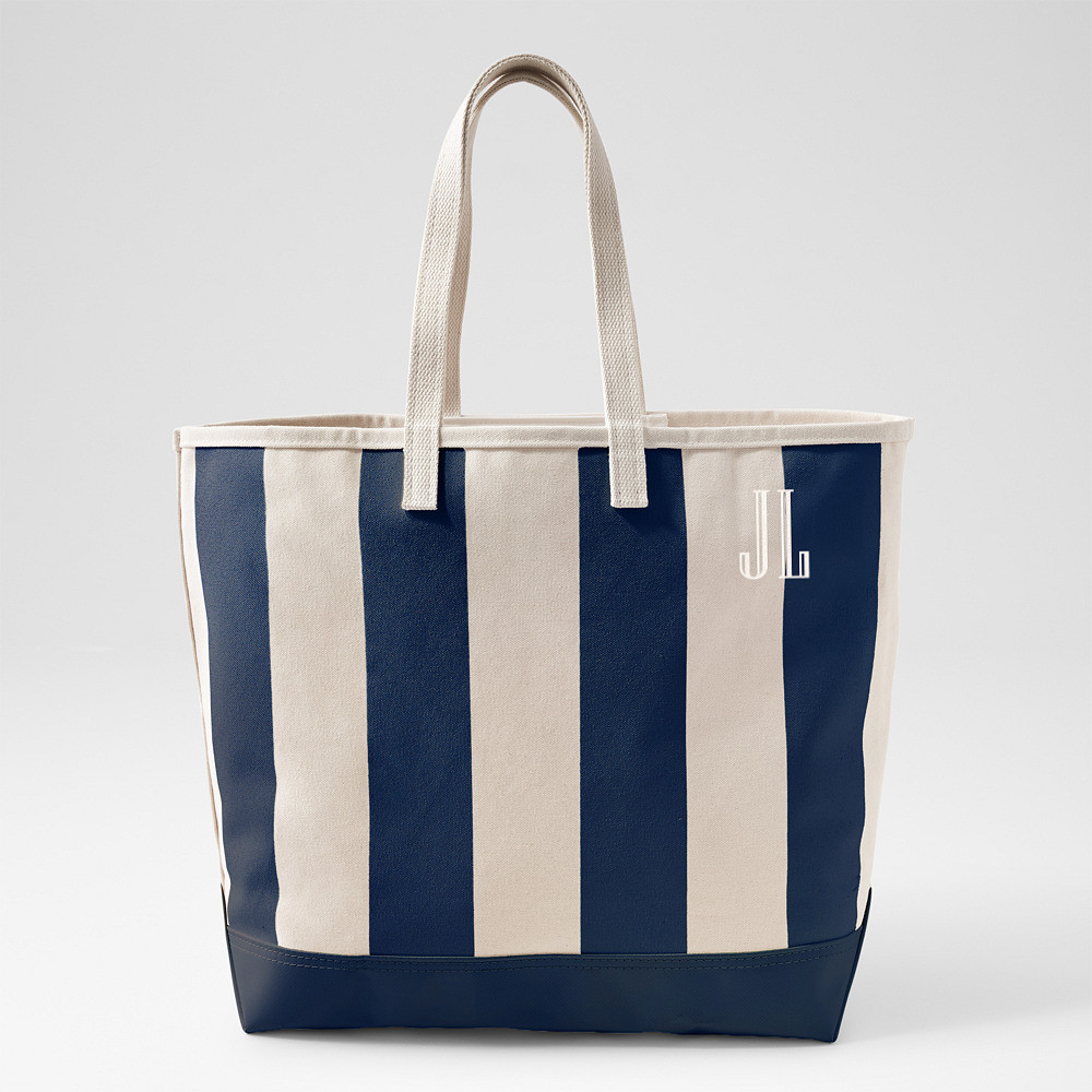 Mark &amp; Graham x Steele Striped Canvas Tote | Mark and Graham