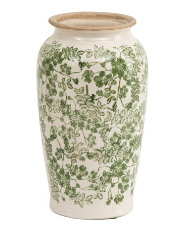 5x11.5 Floral Ceramic Flower Vase | TJ Maxx