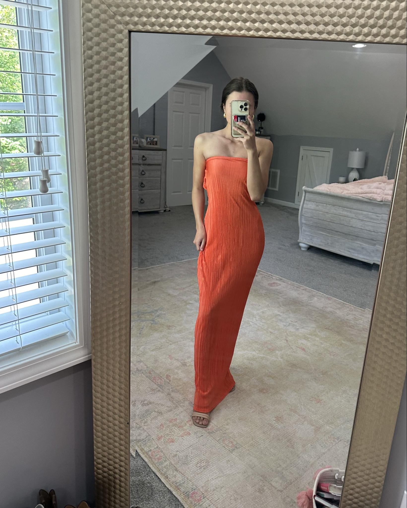 Wedding guest dress inspo! I LOVE this dress and have it in a floral style as well! It is so comfortable and flattering! I would highly recommend! 🧡

#LTKWedding #LTKU #LTKStyleTip