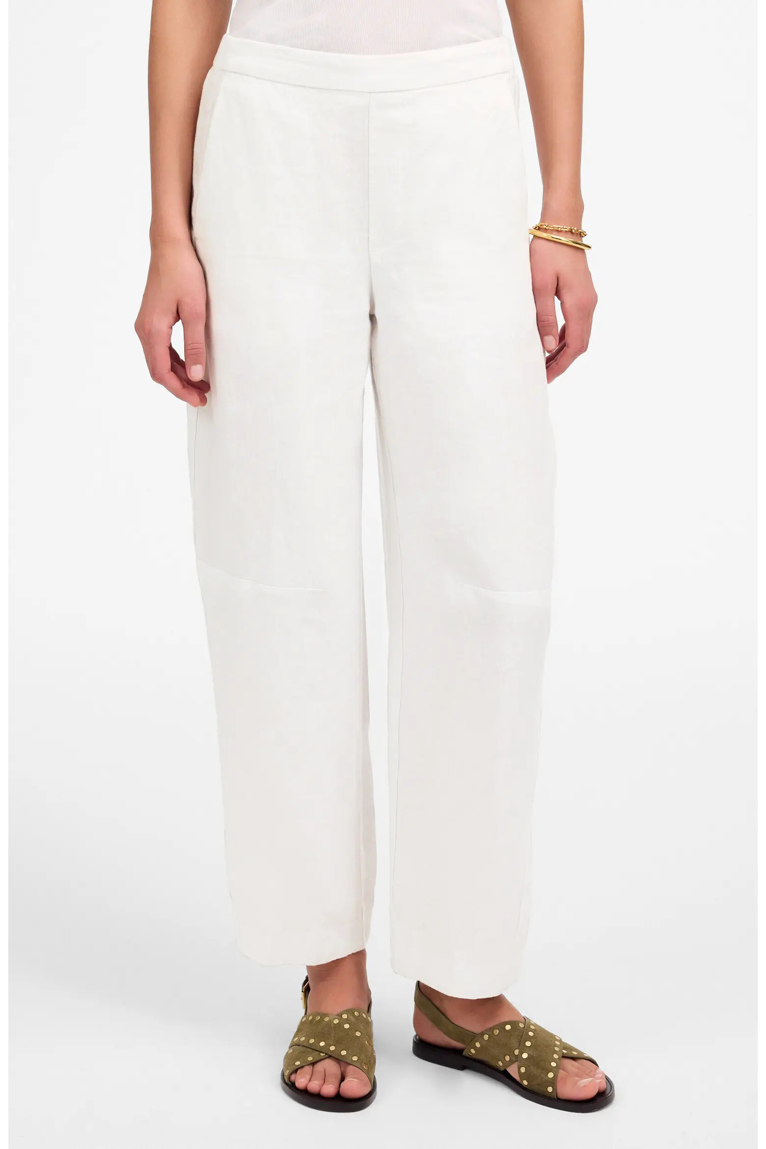 Barrel Leg Linen Pants (Women) | Nordstromrack | Nordstrom Rack