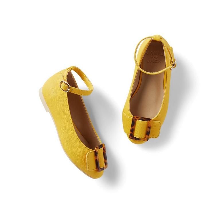 Square Tortoise Buckle Flat | Janie and Jack