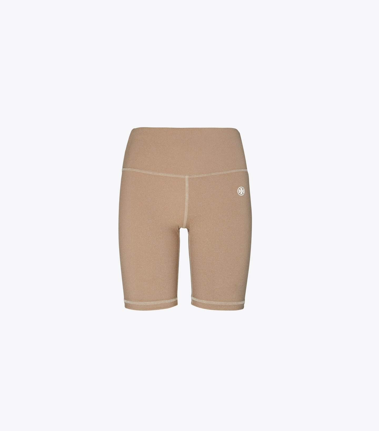 HIGH-RISE COMPRESSION MÉLANGE BIKE SHORT | Tory Burch (US)
