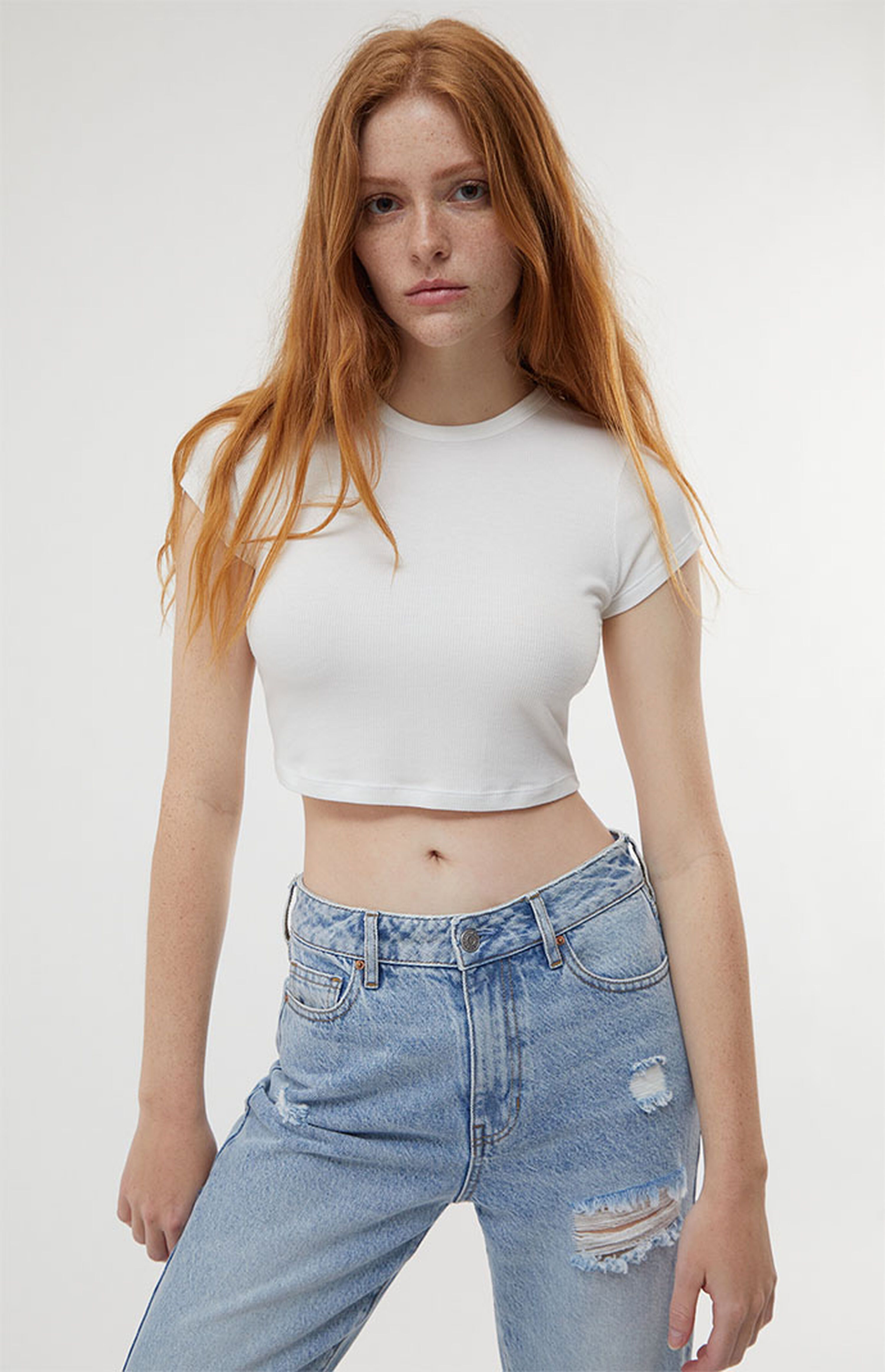 PS Basics by Pacsun Queen Cropped T-Shirt | PacSun
