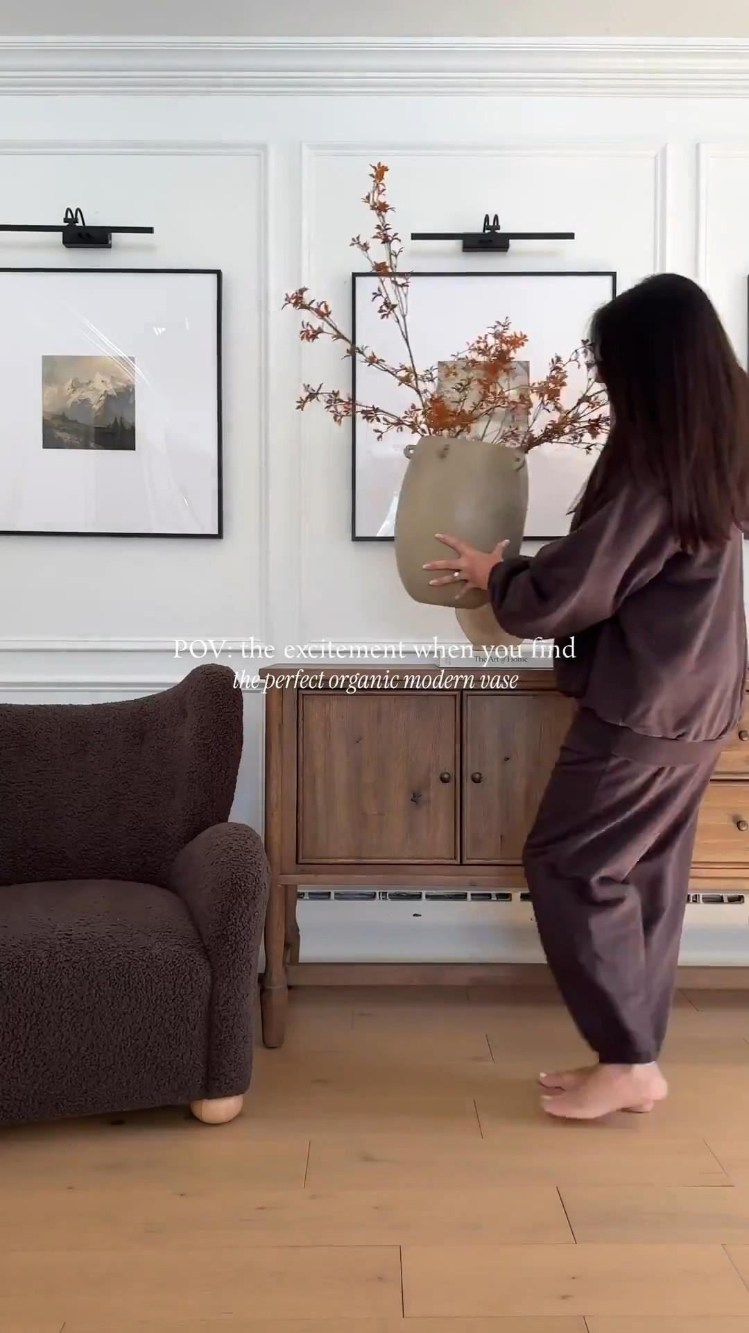 #ad A new addition has arrived!✨

Where rustic soul meets timeless form. This handmade vase from @joonloloi blends organic modern texture with classical-inspired curves—an eye-catching statement piece that brings warmth, depth, and elegance to any space. #liketkit @shop.ltk

sideboard styling | entryway decor

#LTKvlog #LTKHome #LTKSaleAlert