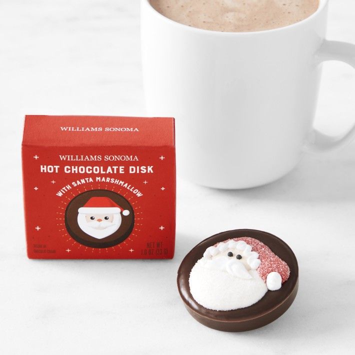 Hot Chocolate Disc with Santa Marshmallow | Williams-Sonoma