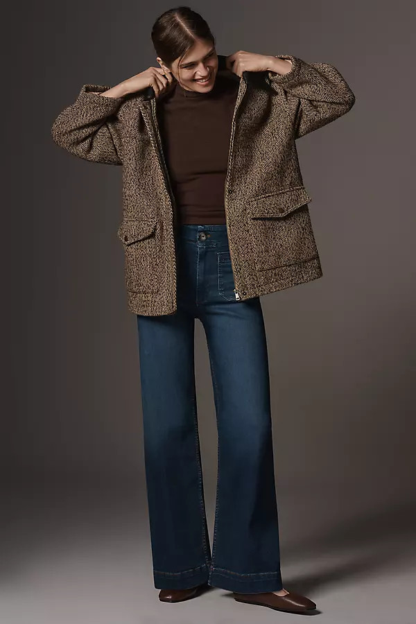 The Colette Full-Length Wide-Leg Jeans by Maeve | Anthropologie (US)