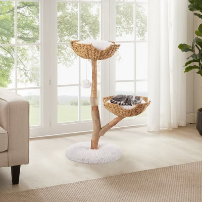 unipaws Wood Cat Tree Tower | Target