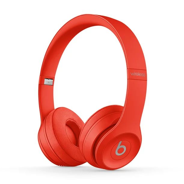 Beats Solo3 Wireless On-Ear Headphones with Apple W1 Headphone Chip, Red, MX472LL/A - Walmart.com | Walmart (US)