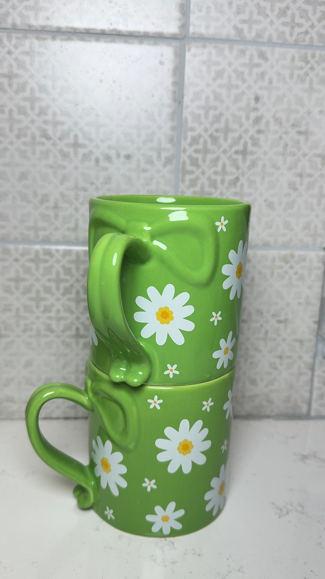 these are the mugs that never made it back into the cabinet — oversized but still lightweight and the bow handle is actually comfortable to hold, so now they live on the counter as decor and my everyday coffee cup

#mugfinds #cozykitchen #homedecorfinds #dailycoffee 

#LTKHome #LTKOver40 #LTKfoodie