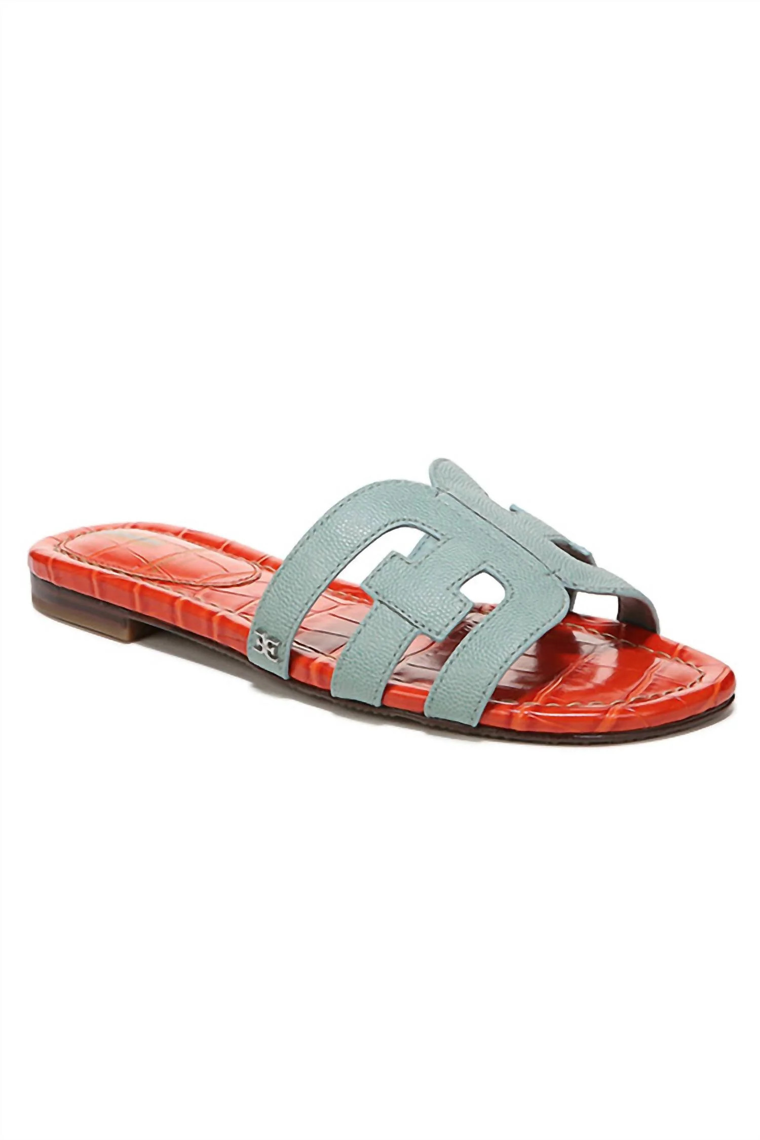 Women's Bay Slide Sandal In Tide Blue | Shop Simon