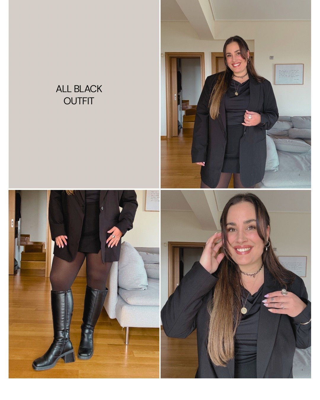 Stylisches all black Blazer Outfit in Größe 44🤍

#LTKPlusSize #LTKPetite #LTKMidsize