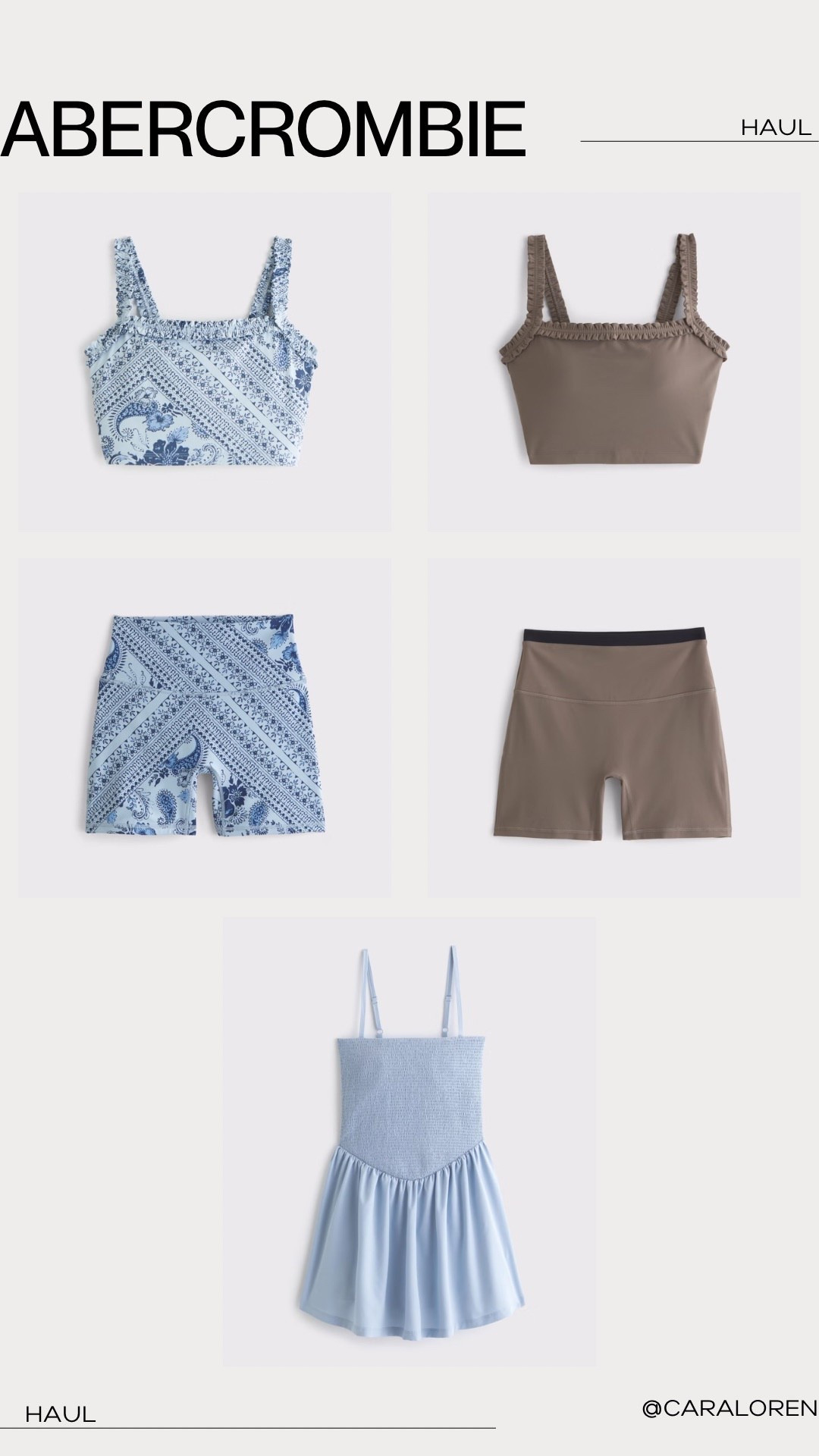 #AbercrombiePartner Everything from today’s @abercrombie  YPB haul
