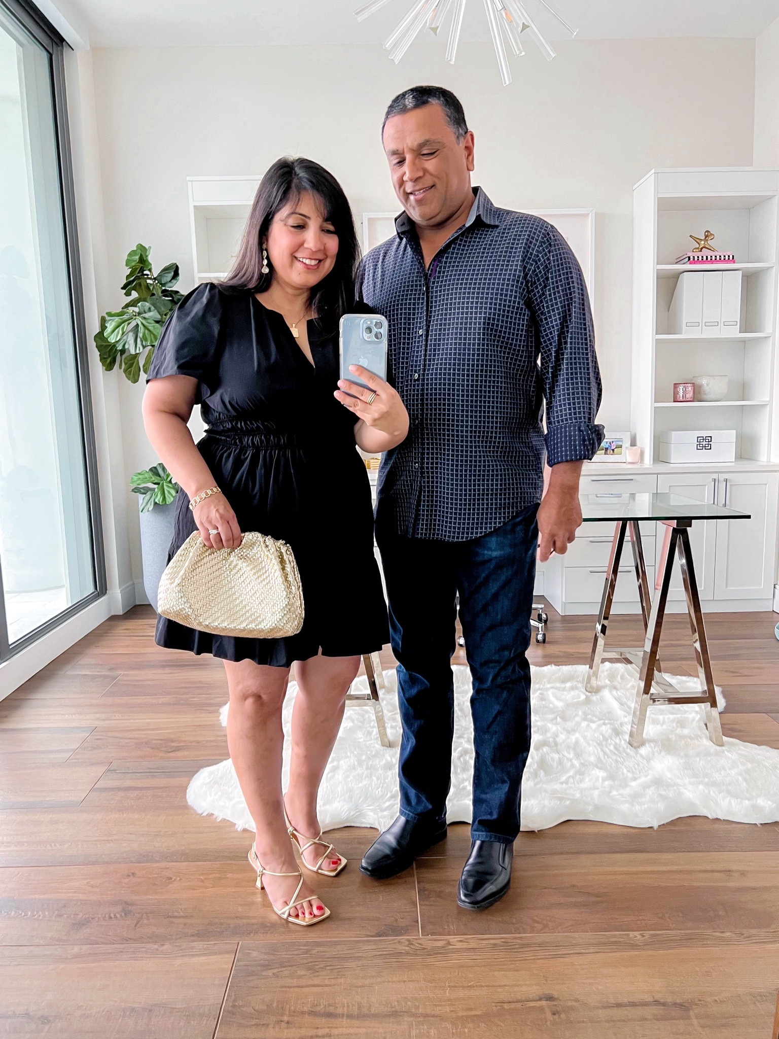 LTK Anthropologie Black Friday Sale! 30% off your purchase with exclusive in-app promo code. Copy promo code ANTHRO30 below and paste in cart to receive discount. This little black dress is perfect for just about any occasion and it’s included in the sale! Great as a Thanksgiving outfit, Christmas outfit, holiday party outfit, wedding guest dress or date night outfit! This gold clutch purse is so versatile and also included in the sale! Includes a strap you can attach to wear on your shoulder. 

Anthropologie Somerset dress size petite large. Available in regular, petite and plus sizes and several other colors/styles/prints/materials including a maxi dress version. Anthropologie Frankie clutch purse in gold. Marc Fisher gold strappy heels no longer available but linked similar. 

#LTKCyberWeek #LTKSaleAlert #LTKHoliday