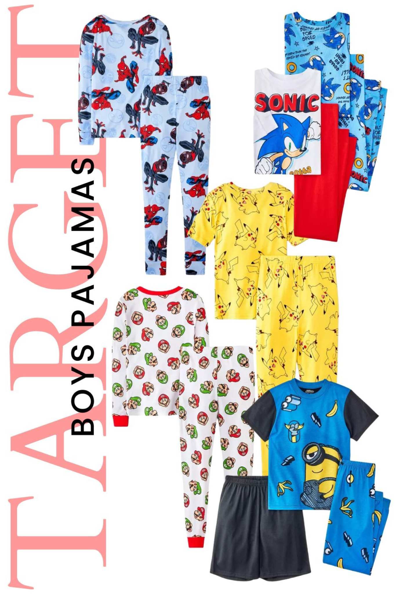 Boys character pajamas 
#targetfinds #kidsstyle #boysstyle #boysfashion

#LTKFamily #LTKKids #LTKBacktoSchool