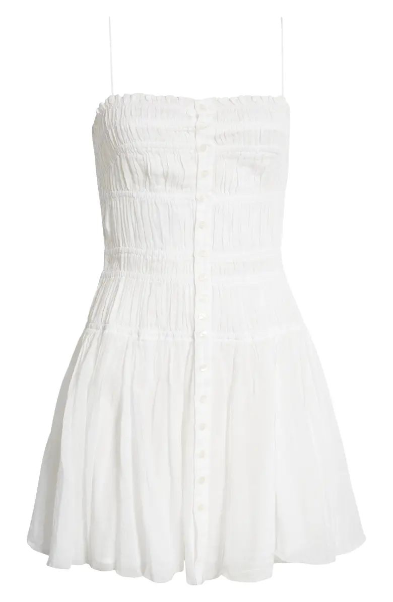 Free People Lausanne Smocked Sleeveless Dress | Nordstrom | Nordstrom