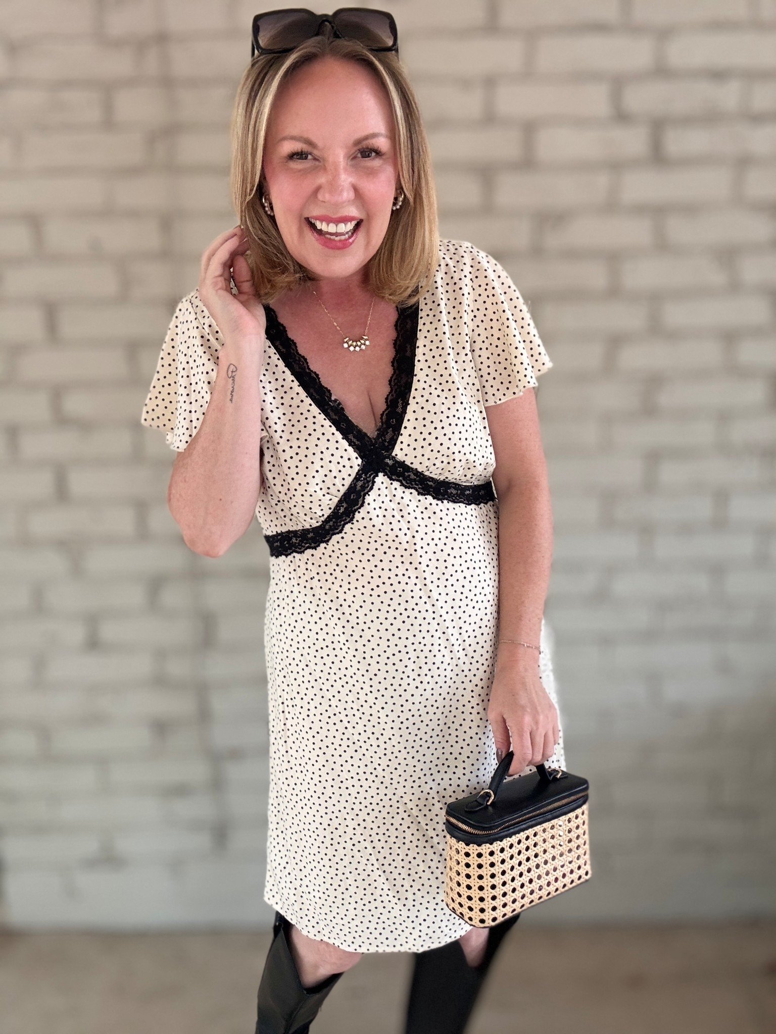 Medium (would prefer medium petite) 

#LTKPetite #LTKSeasonal #LTKOver40