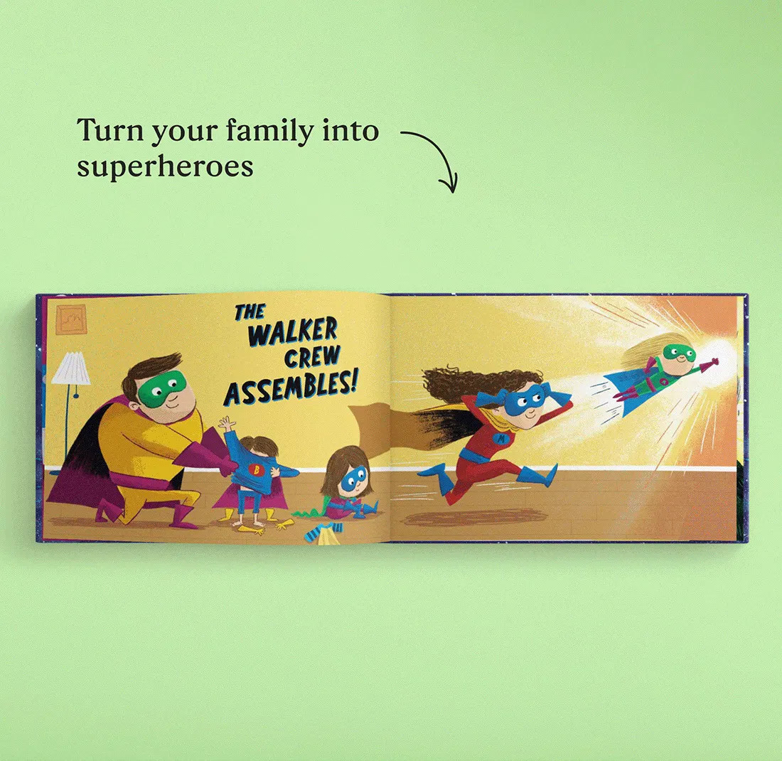 Our Superhero Family | Wonderbly