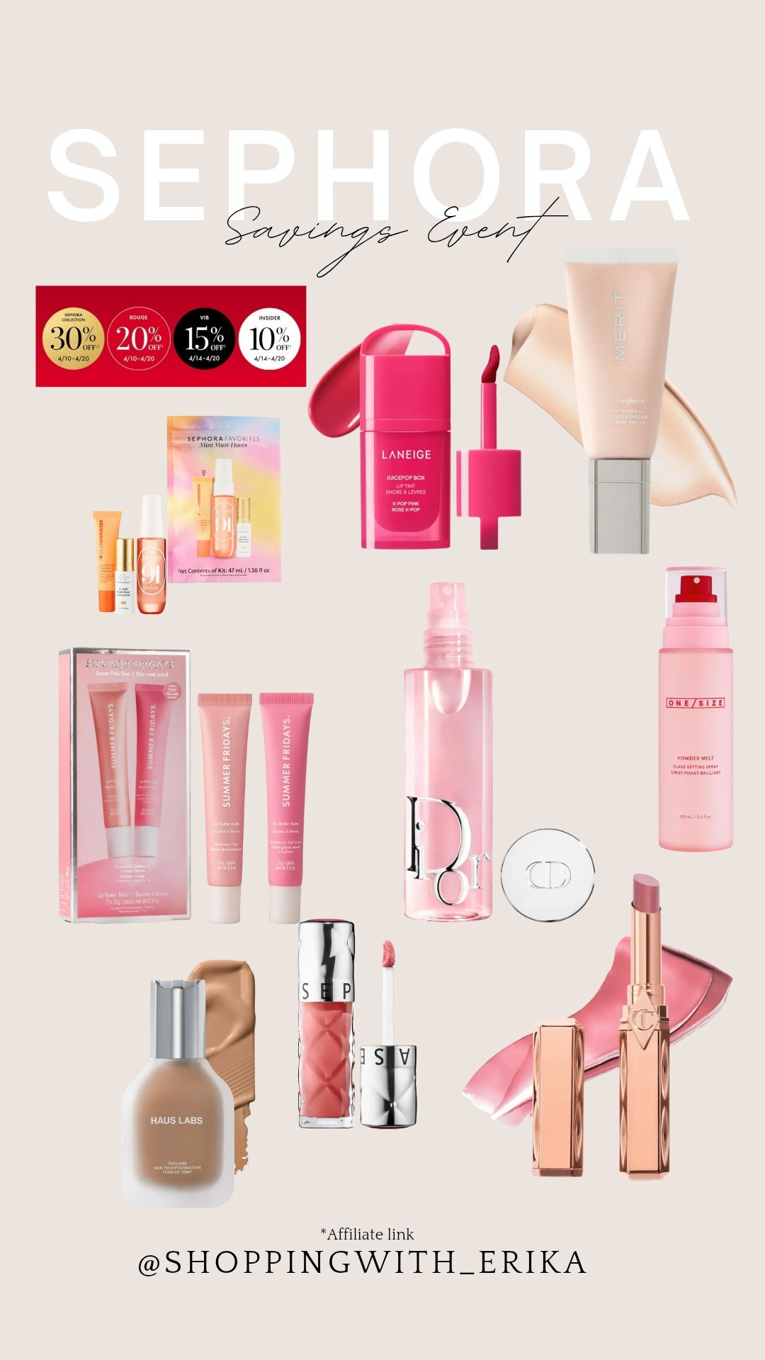Sephora savings event 

#LTKgrwm #LTKselfcare #LTKBeauty