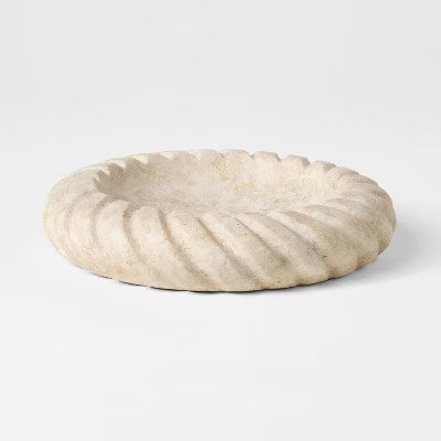 Twisted Edge Marble Dish Cream - Threshold™ designed with Studio McGee | Target