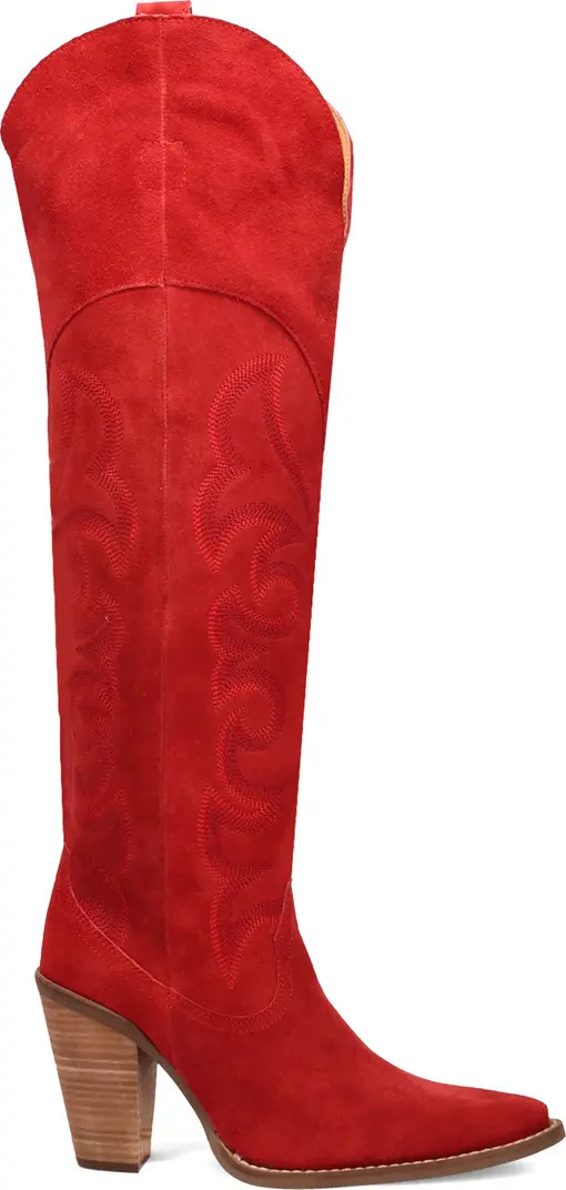 Primadonna Pointed Toe Over the Knee Western Boot (Women) | Nordstrom