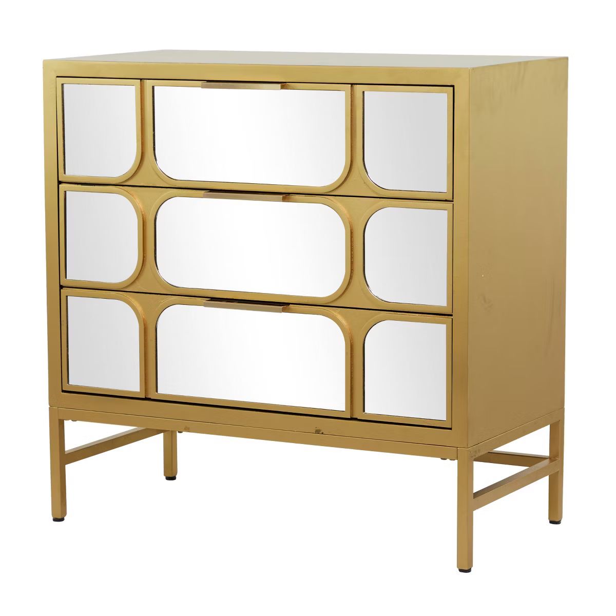 Glam Mirrored Wood Chest - Olivia & May | Target