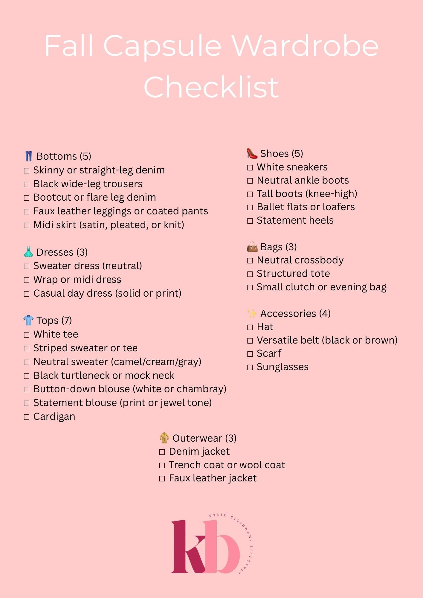 Fall capsule wardrobe checklist 2025

#LTKFindsUnder50 #LTKStyleTip #LTKFindsUnder100