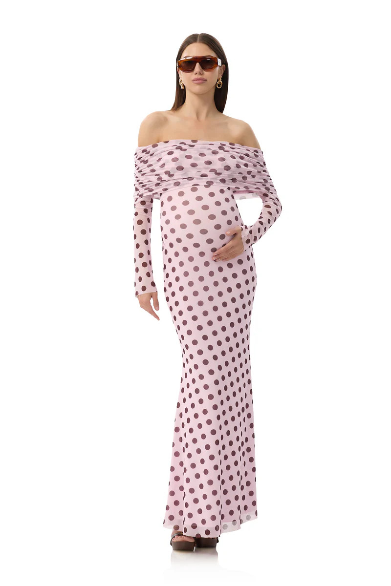 Thelma Dress - Rose Dot | ShopAFRM