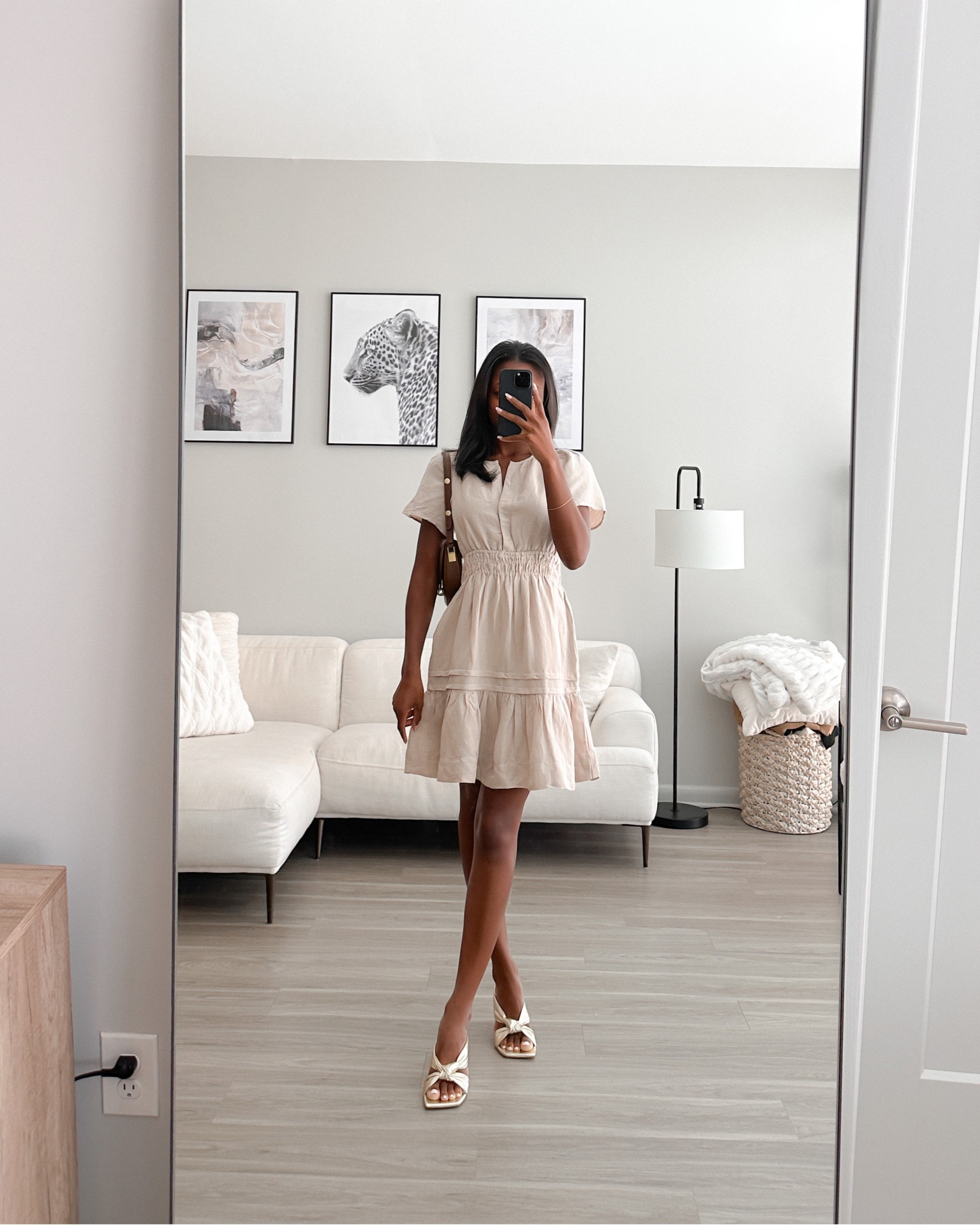 Linen dress from Anthropologie and gold sandal heels! Wearing an XS in the dress! 

#LTKshoecrush #LTKxAnthro #LTKSeasonal