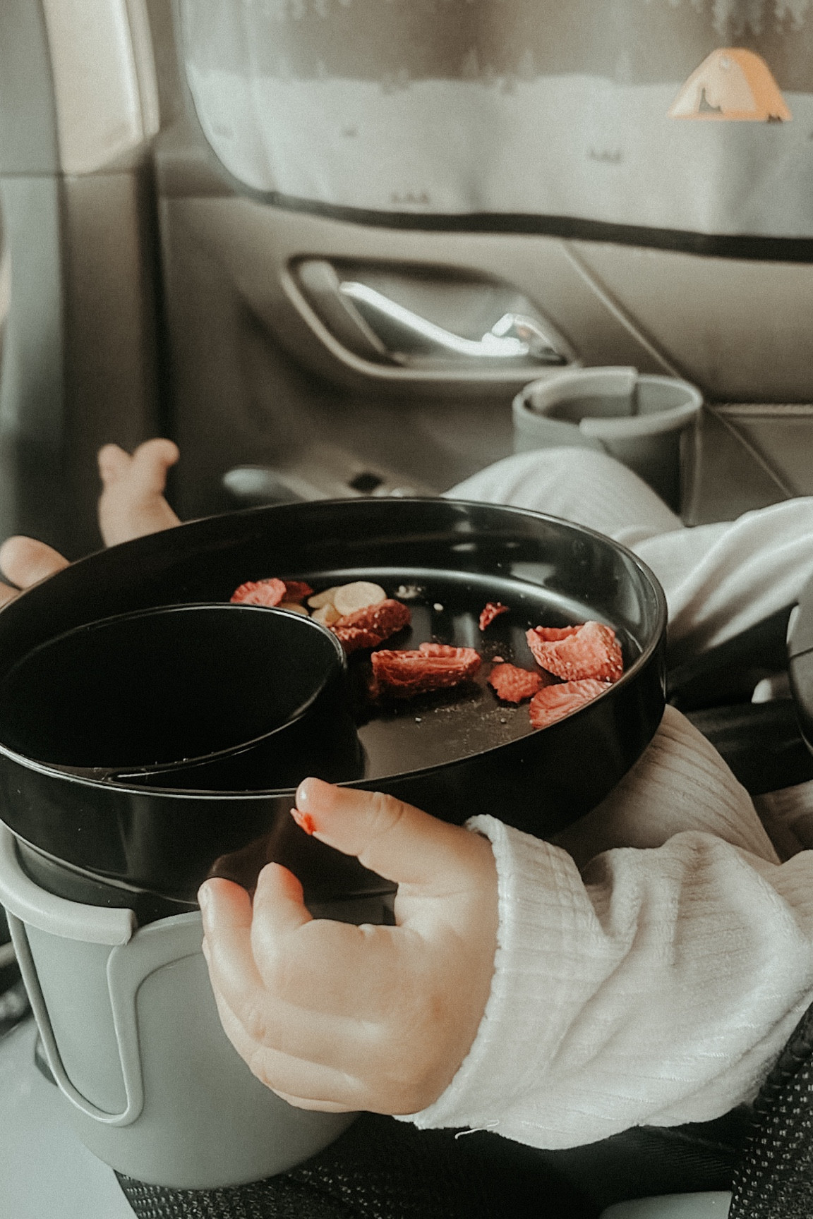 Food and water tray for car seat! 

#LTKtravel #LTKbaby #LTKkids
