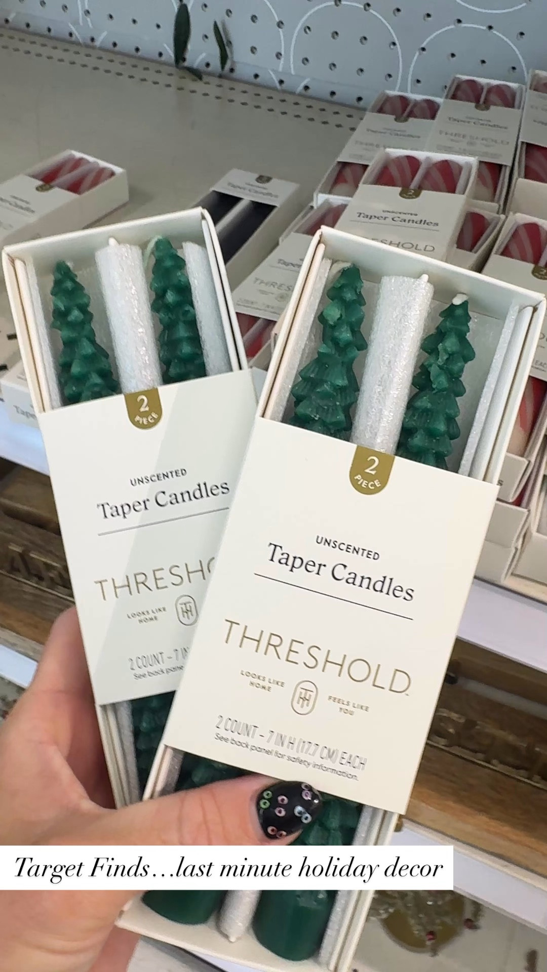 Loving these Christmas theme tapered candles from target. Under $15.

#ChristmasDecorations #ChristmasDecor #ChristmasTable #HolidayDecor

#LTKHoliday #LTKFindsUnder50 #LTKHome