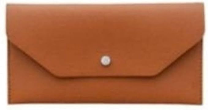 Leather Cash Envelopes Wallet Budget Envelope Wallet Bag Waterproof Flat Wallet Metal Snap Reusab... | Amazon (US)