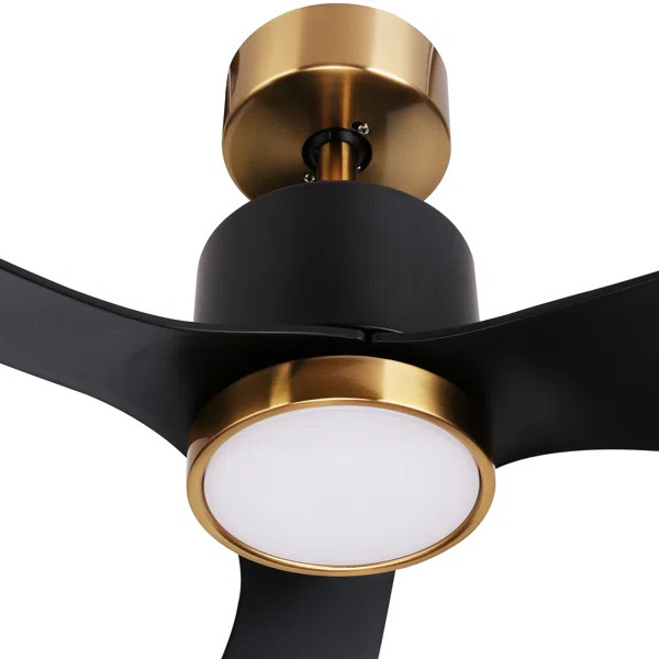Miajah Ceiling Fan with Light Kit with Remote Control and Light Kit Included | Wayfair North America
