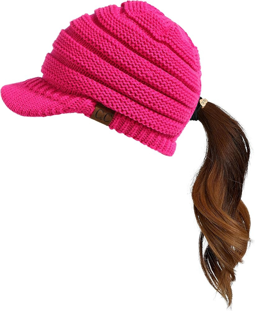 C.C Hatsandscarf Exclusives Women's Ribbed Knit Hat with Brim (YJ-131)(YJ-2023) | Amazon (US)