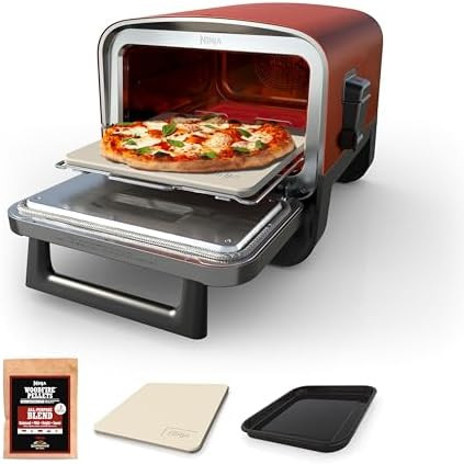 Ninja Woodfire Outdoor Pizza Oven, 8-in-1 Portable Electric Roaster Oven, Heats up to 700°F, 5 A... | Amazon (US)