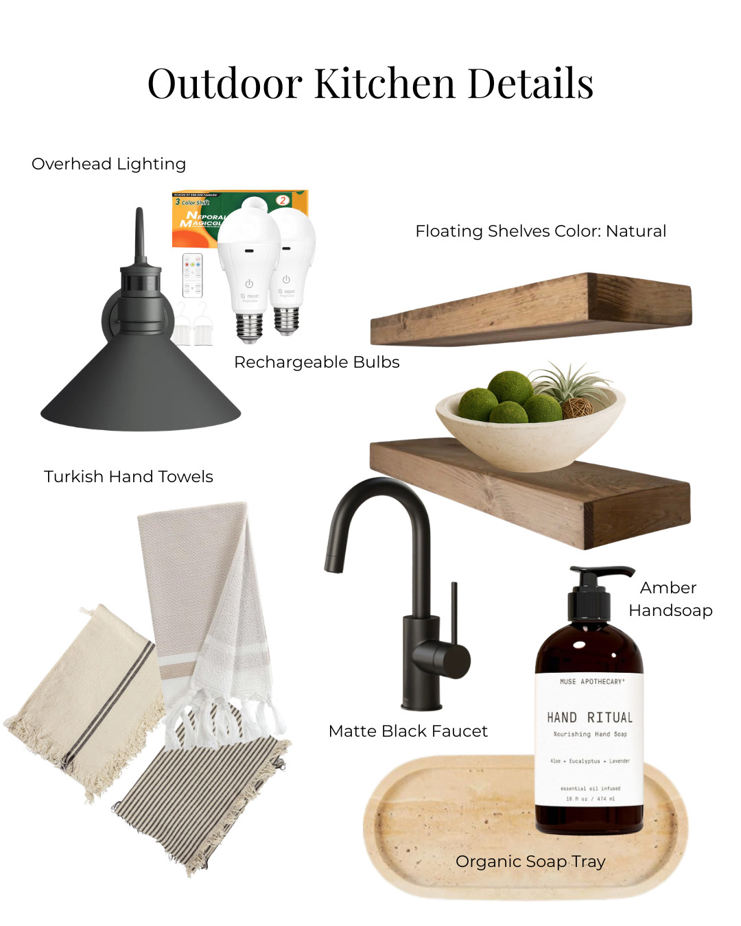 Slowly building out our outdoor kitchen area, and these are a few of the details that came together in the final design.

The floating shelves and lighting made the biggest difference in making the space feel finished.

Share this with someone who needs outdoor kitchen inspo.

 

 #LTKHome