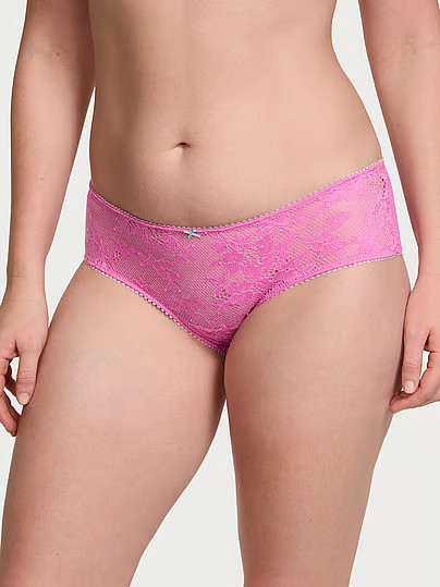 Tease Lace Cheeky Panty, Pink, XS - Women's Panties - Victoria's Secret | Victoria's Secret (US / CA )