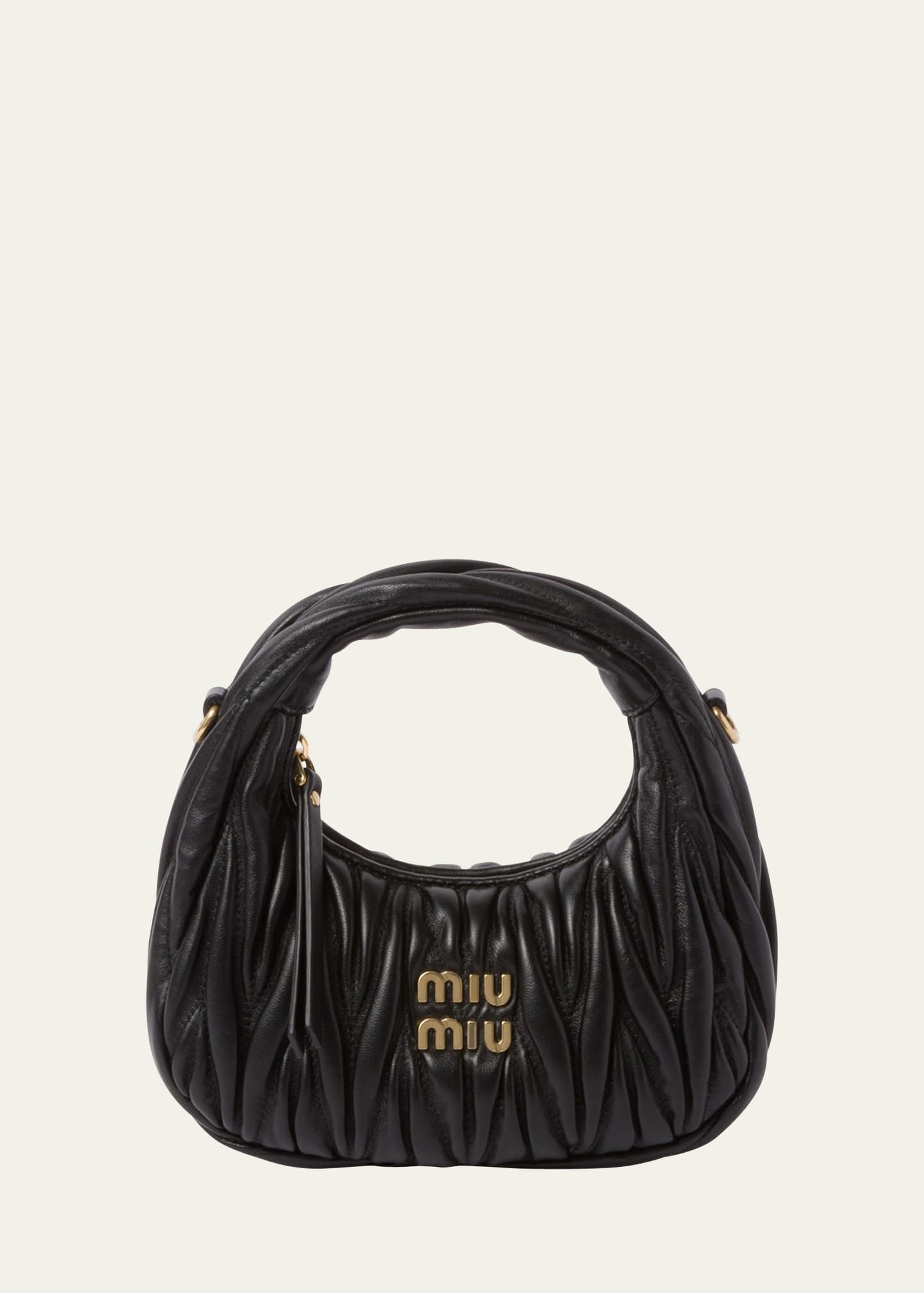 Miu Miu Quilted Leather Top-Handle Bg | Bergdorf Goodman