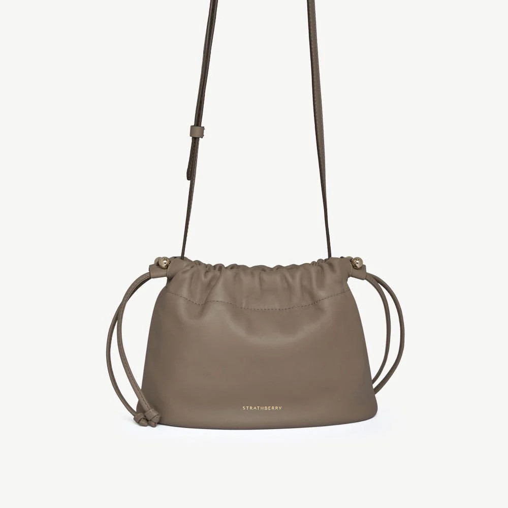 Strathberry - Charlotte Drawstring - Grey | Strathberry