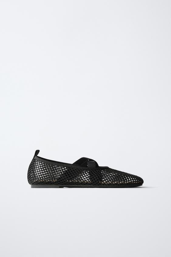 MESH BALLET FLATS | Zara US
