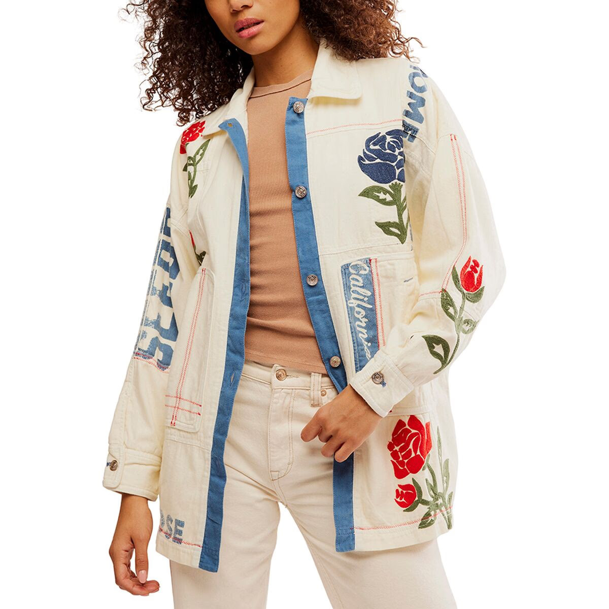 Free People Field Of Roses Jacket - Women's Roses By The Dozen S | Backcountry