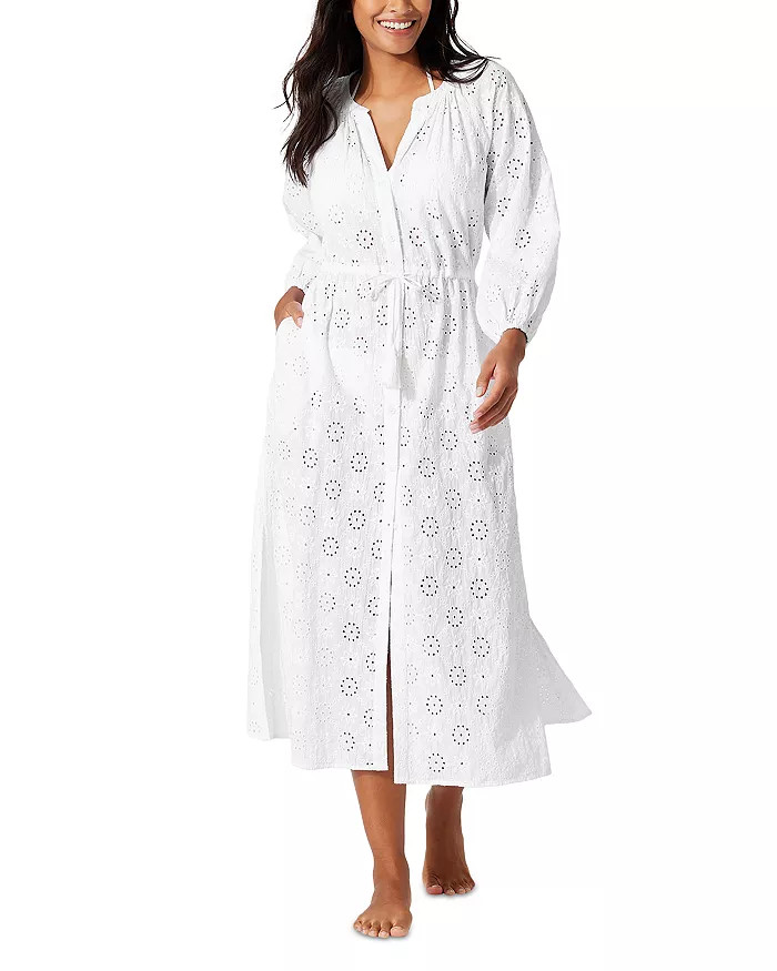 Harbour Eyelet Button Up Dress Swim Cover-Up | Bloomingdale's (US)