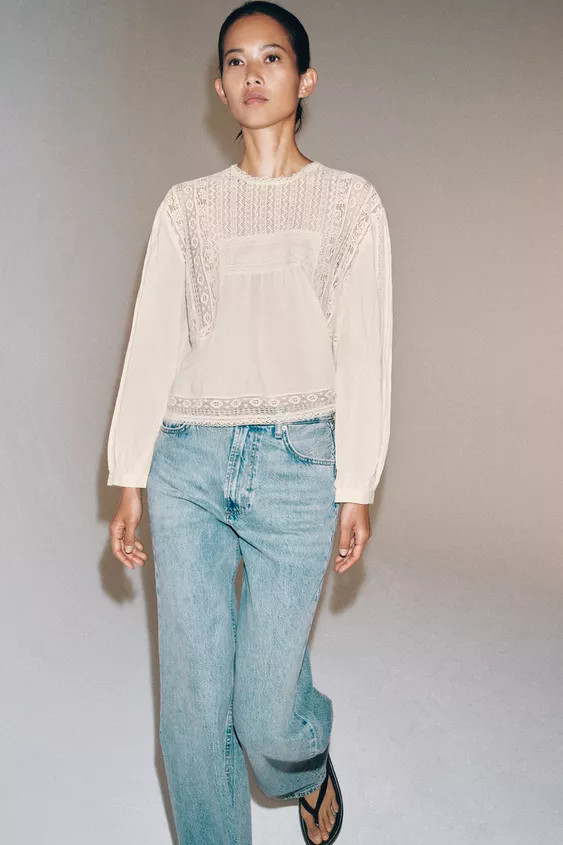 ZW COLLECTION EMBROIDERED SHIRT | Zara FR