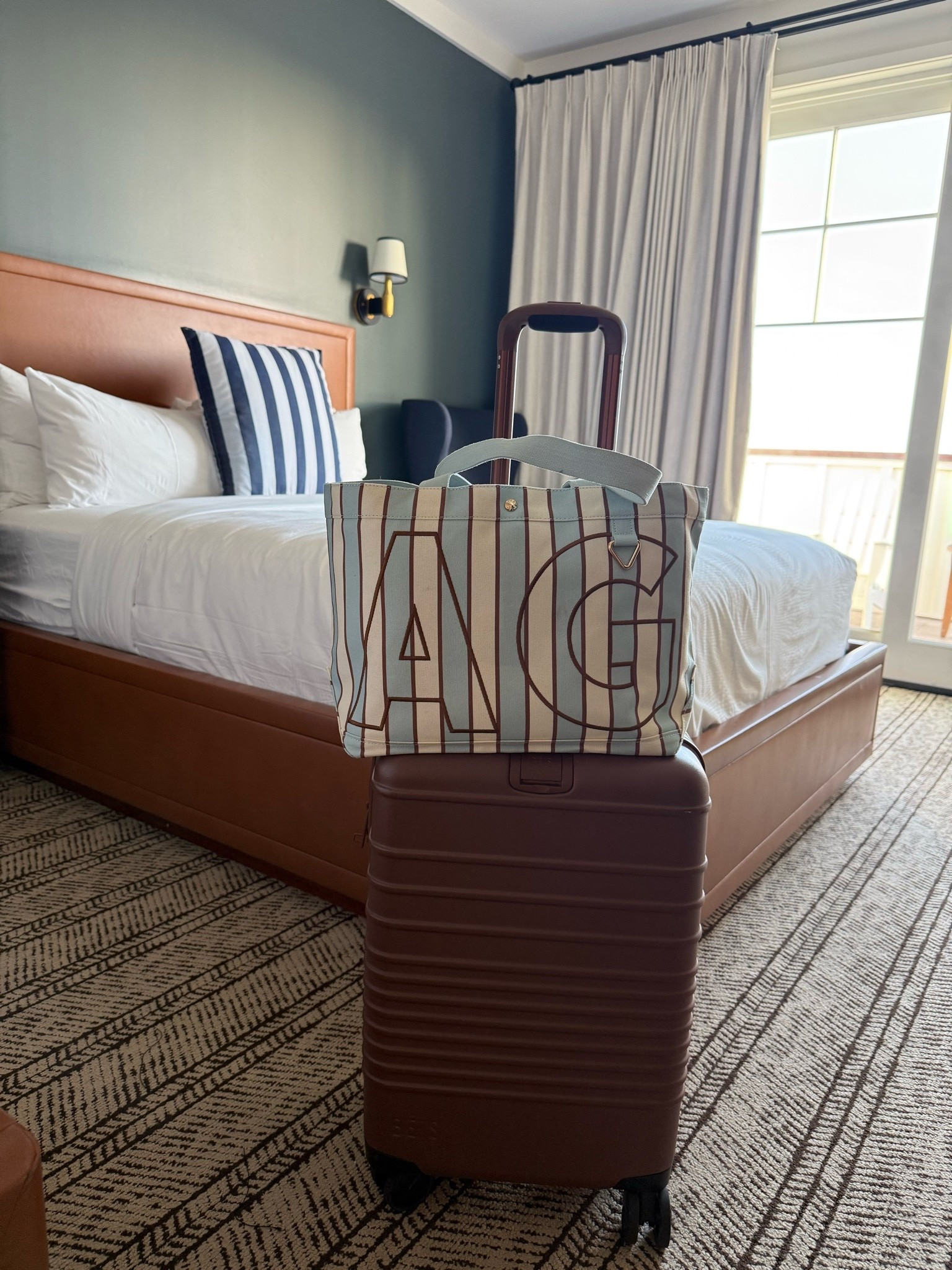 I love this tote so much! It was perfect for the travel essentials! Paired with the BEST luggage!

#LTKTravel