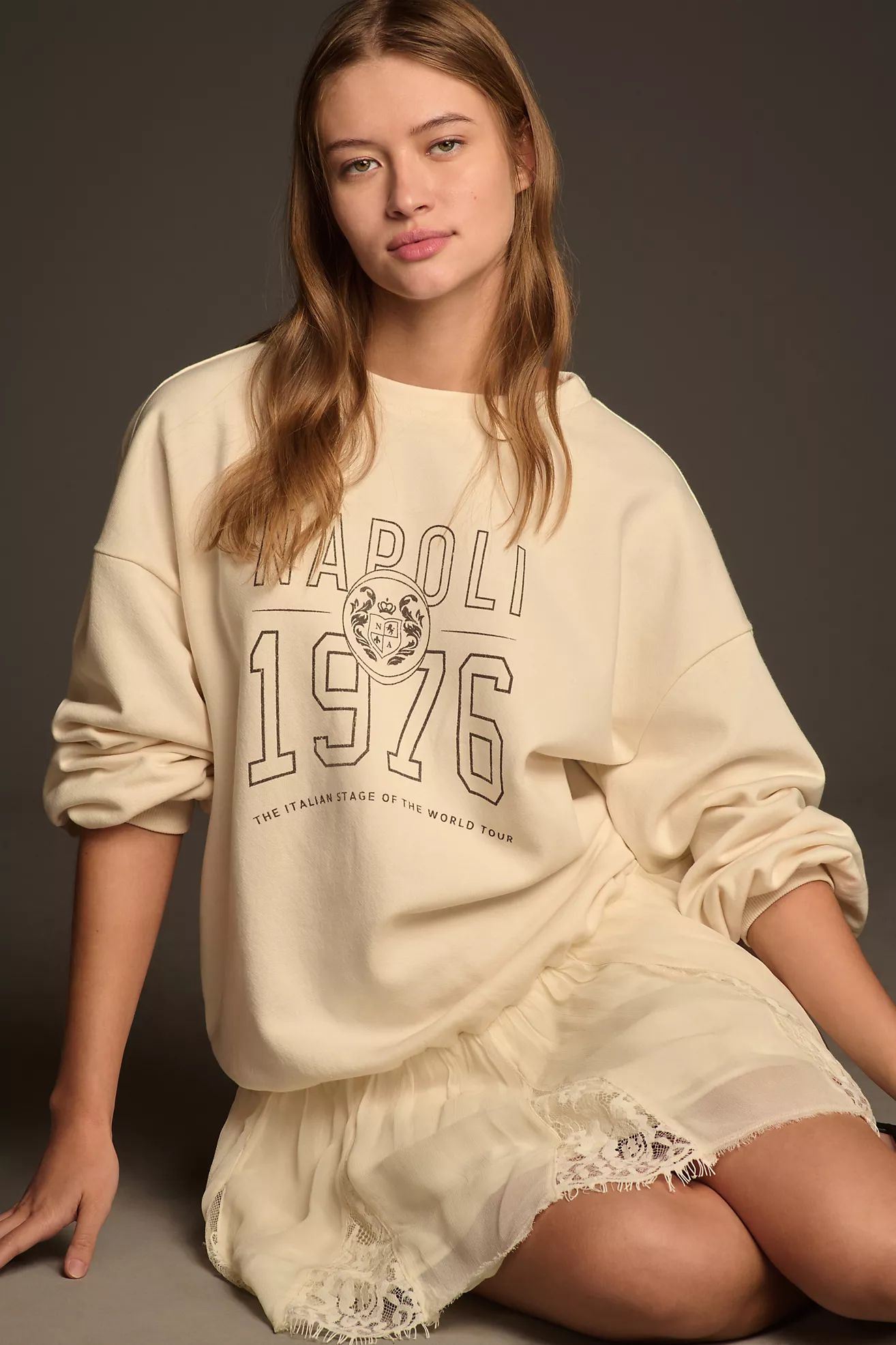 Pilcro Sweatshirt Twofer Mini Dress | Anthropologie (US)