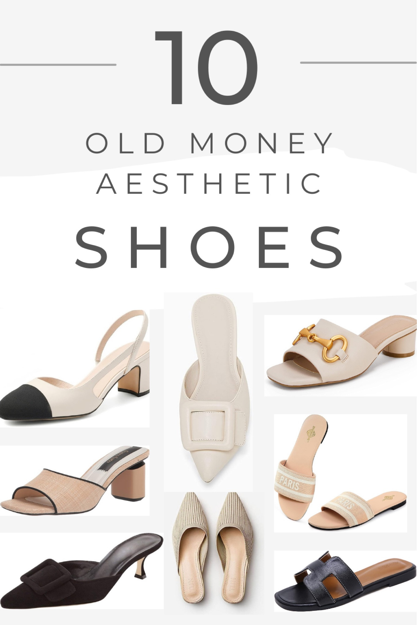 10 old money aesthetic shoes perfect for summer! Mix of flats, heels, mules, sandals, and sneakers. All affordable Amazon finds!


#LTKFind #LTKshoecrush #LTKsalealert
