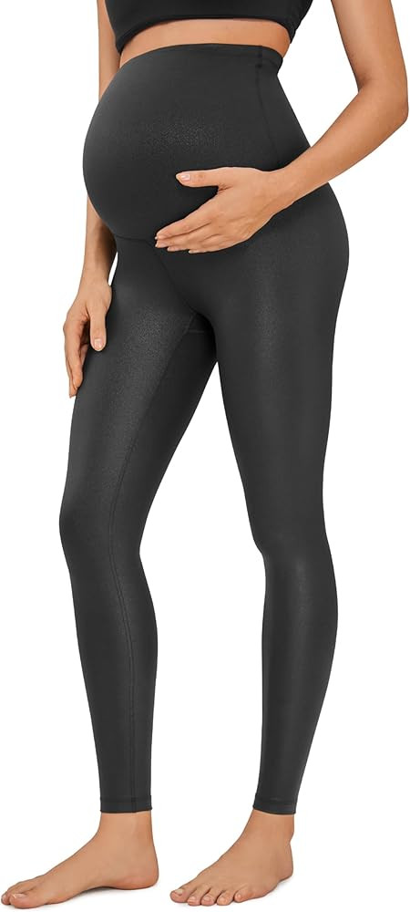 CRZ YOGA Womens Butterluxe Maternity Leggings Over The Belly 28" - Workout Activewear Yoga Pregna... | Amazon (US)