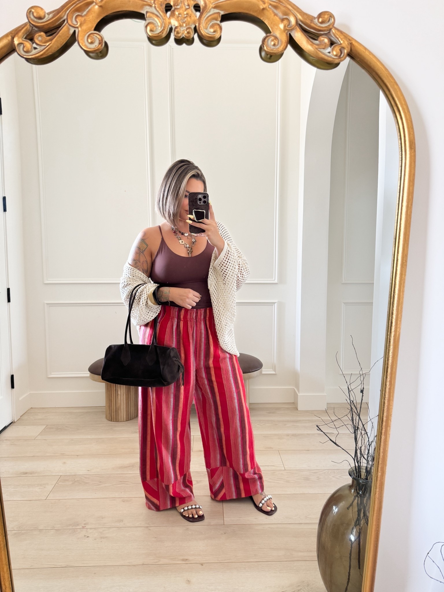 All size L 
Size up in sandals 
#freepeople #amazon 

#LTKootd #LTKMidsize