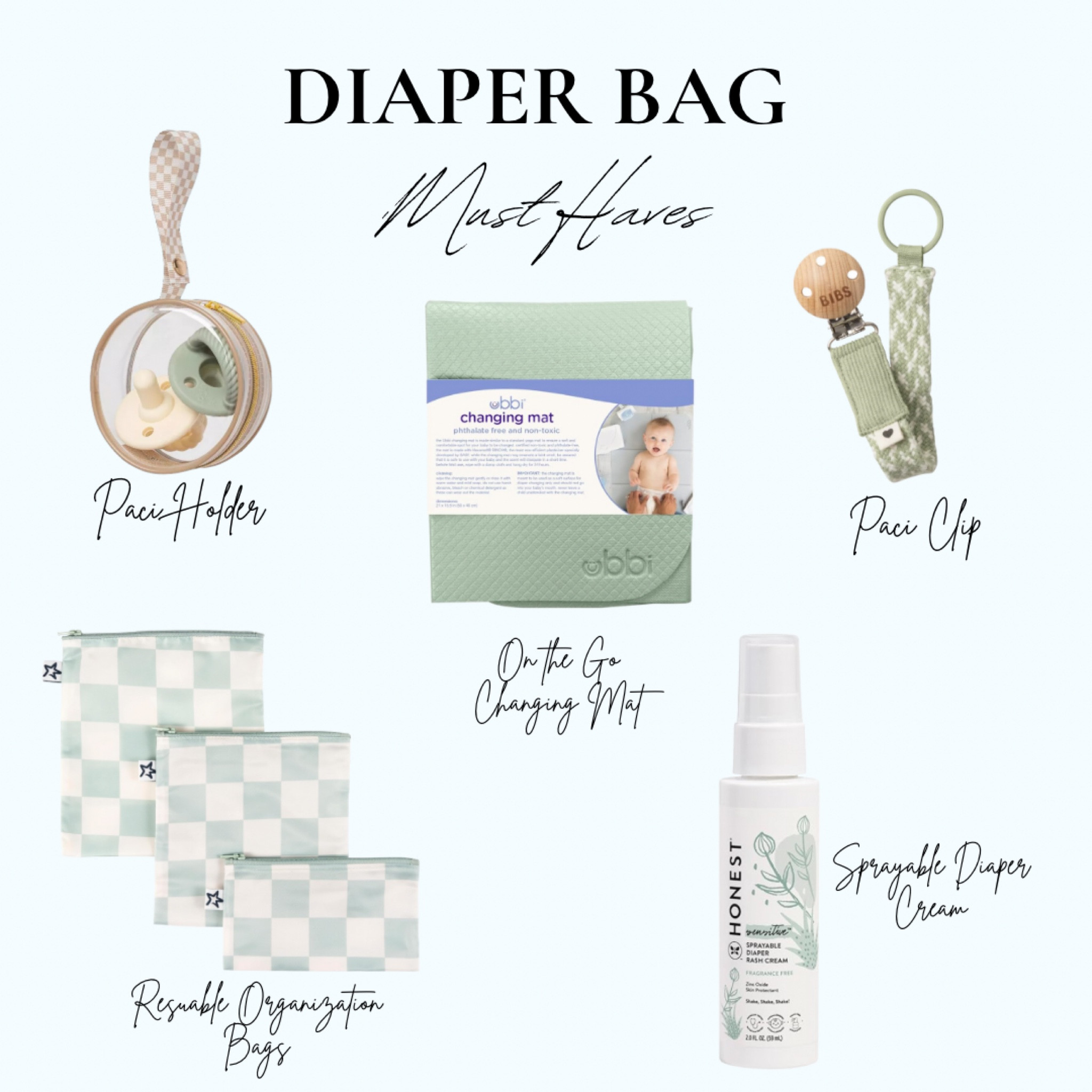 Diaper Bag Essentials that I bought as a first time mom! 

#LTKBump #LTKFamily #LTKBaby
